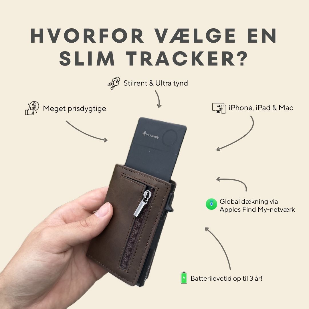 TrackBuddy / Slim GPS-tracker til APPLE