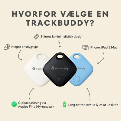 TrackBuddy / GPS-tracker til APPLE